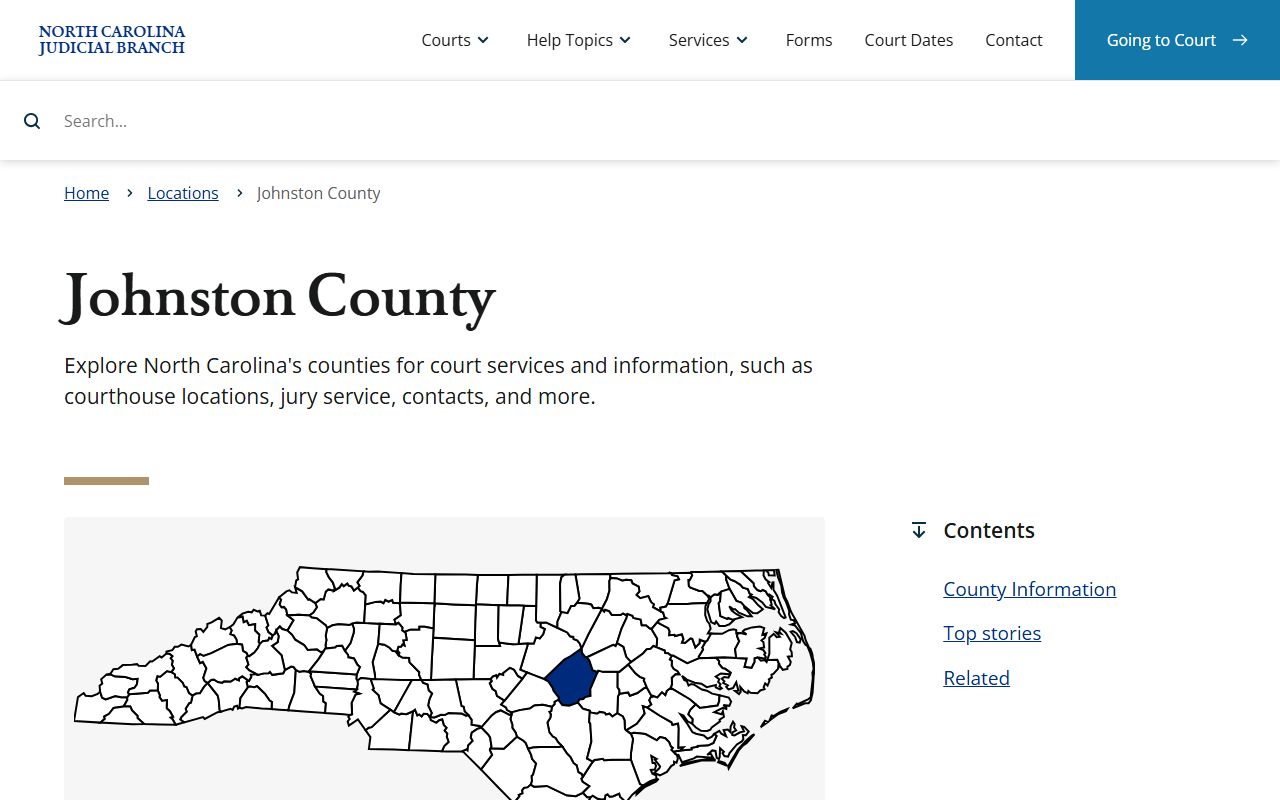 Johnston County Clerk of Superior Court probate court records information