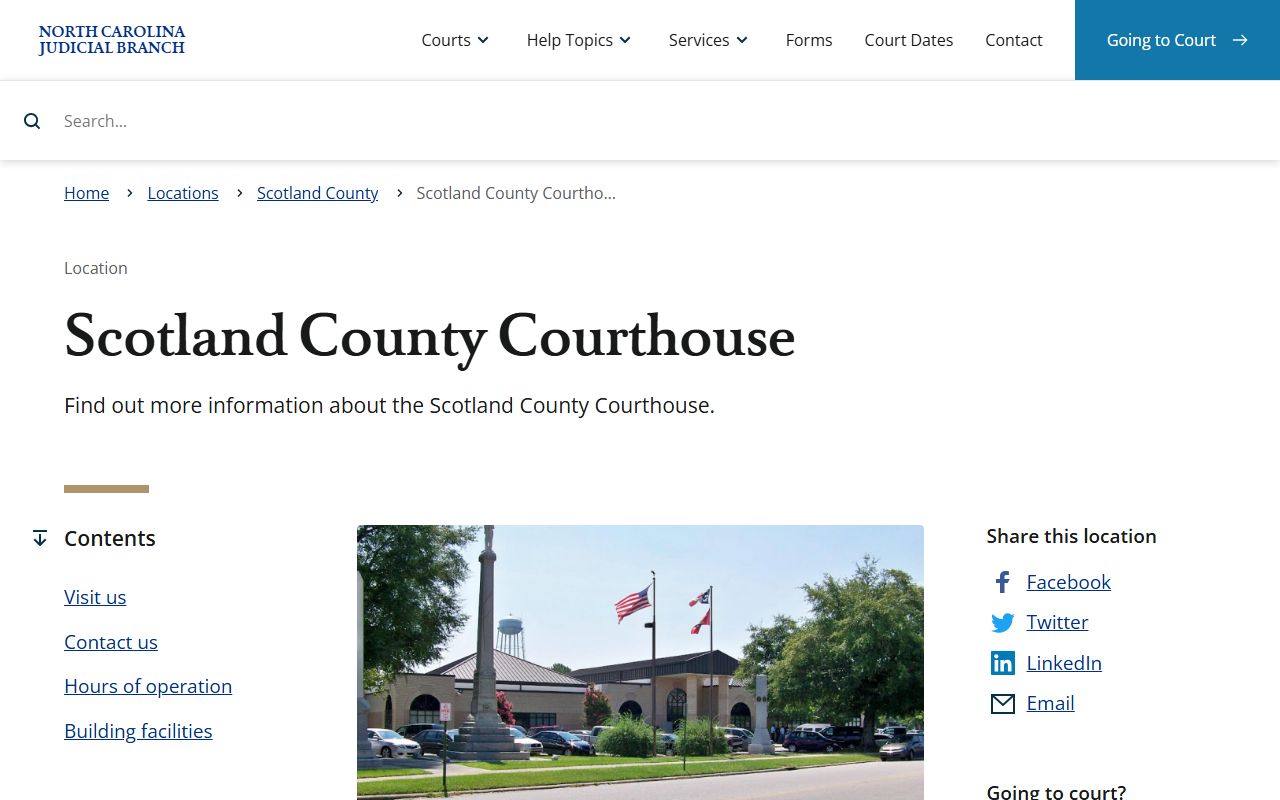 Scotland County courthouse probate court records